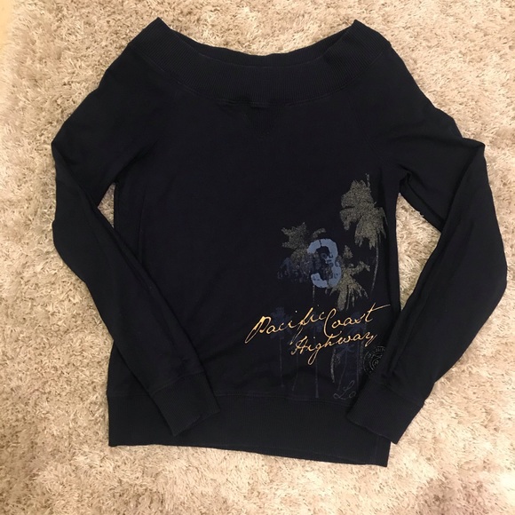 Lauren Ralph Lauren off the shoulder Sweatshirt - Picture 5 of 8